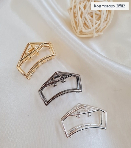 Краб металл прямоугольный 4 см 215112 фото 1