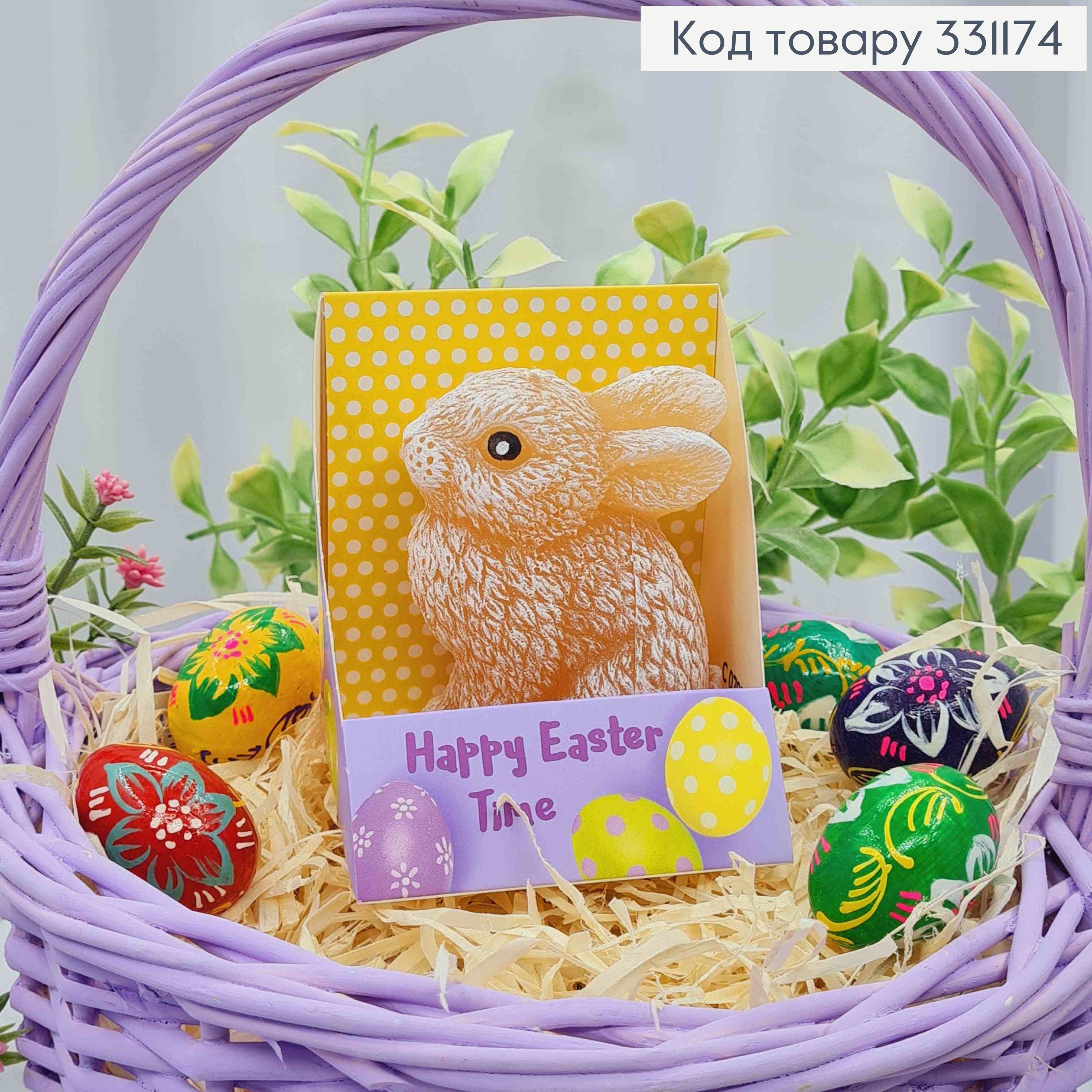 Свеча декоративная "Зайка", цвета в ассортименте, 80гр/4часа, Bartek candles 331174 фото 1