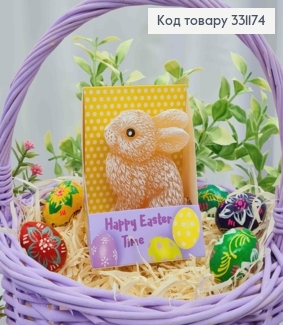 Свеча декоративная "Зайка", цвета в ассортименте, 80гр/4часа, Bartek candles 331174 фото