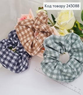 Резинка Классическая в клеточку(шерсть) в ас, УКраина 243088 фото