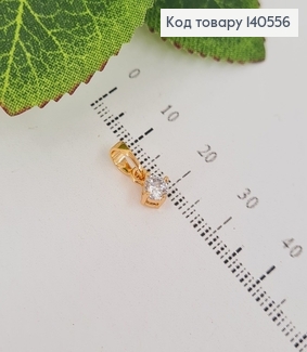 Кулон з камінцем 4 мм Xuping  18К 140556 фото