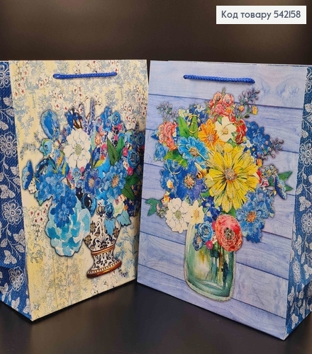 Пакет бумажный "Бабушкин Букет" 26*32*10см в ассорт. 542158 фото 2