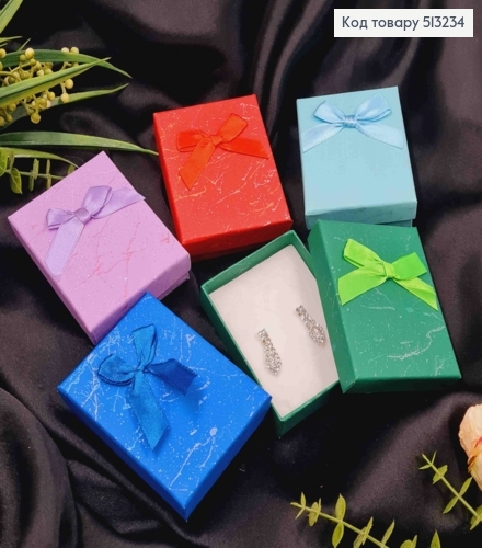 Коробочка для наборов "Мрамор", размер 9*7*2,5см, белая серединка., цвета в ассортименте. 513234 фото 1