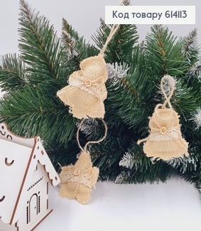 Игрушка из мешковины Фигуры ручной работы в ассорт. 614113 фото