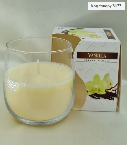 Аромасвечи стакан BISPOL Ваниль 130 г / 24 часов, 71-67 312028 фото 1