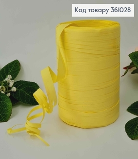 Рафия в мотке, ЛИМОННАЯ, 200метров, производитель Китай 361028 фото