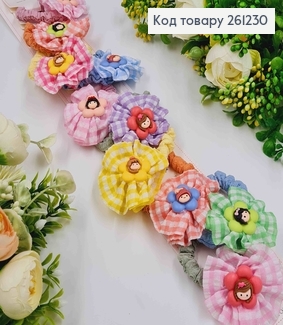 Набор детских резинок, жатка с принцессами, 10 шт/наб. 261230 фото