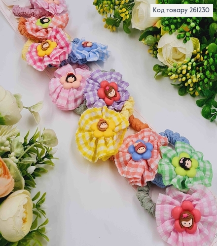 Набор детских резинок, жатка с принцессами, 10 шт/наб. 261230 фото 1