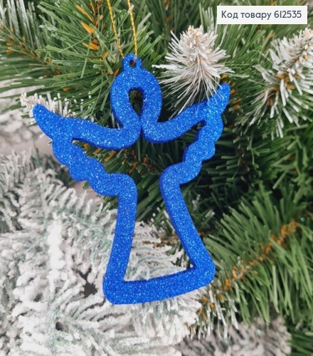 Новорічна фігура Янгол СИНІЙ, 9*9см, Україна 612535 фото 1