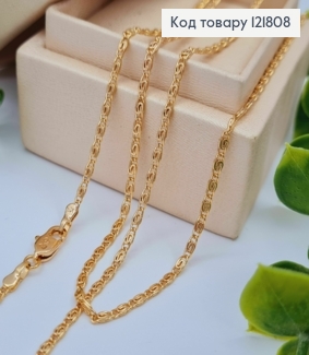 Цепочка УЛИЧНОЕ плетение, ширина 2мм, длина 60см, Xuping 18К 121808 фото