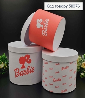набор коробок, 3шт. Белого цвета, "Барби" 17,5*20,5см, 16*18,5см, 14*16,5см. 511076 фото