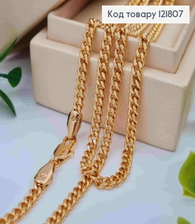 Цепочка Панцирное плетение, ширина 3,5мм, длина 45см, Xuping 18К 121807 фото