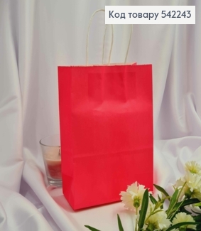 Пакет крафтовый 16*22*8см Фуксия 542243 фото