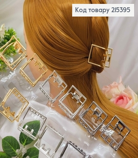 Краб металл, Квадратный 3,5см, цвета в ассорт. 215395 фото