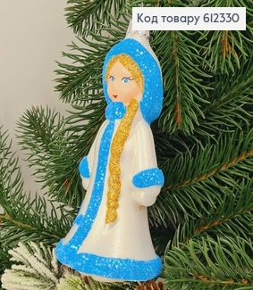 Новогодняя фигура Снегурочка средняя, 12*6см, Украина 612330 фото