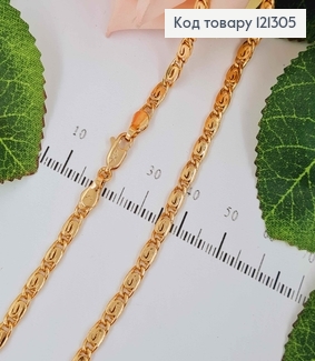 Ланцюжок, равликове плетіння, шир. 4мм, довж. 60см. Xuping 18K 121305 фото