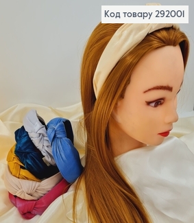 Обруч чалма объемный с блеском в асс. 292001 фото