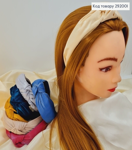 Обруч чалма объемный с блеском в асс. 292001 фото 1