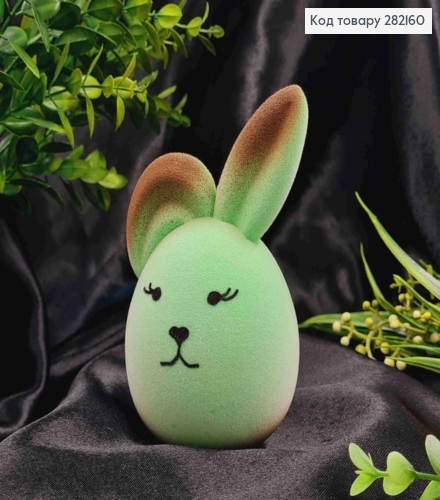 Фигурка "УШАСТИК", (пластик, бархат), МЯТНОГО цвета, 13*7см 282160 фото 1