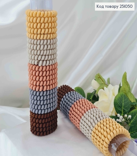 Резинка Пружинка 5см, Пастельных оттенков, матовая 251050 фото 1