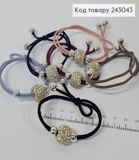 Резинка подвійна Розкішна куля  в асорт. 243043 фото