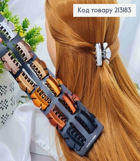 Краб пластик 4см, кольори в асорт.  213183 фото