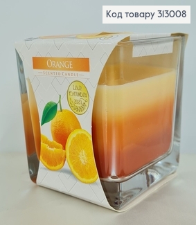 Аромасвічка стакан ORANGE 170 г/32год., snk 80-63  BISPOL  313008 фото