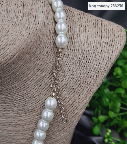 Буси з перлинок Перламутрового кольору, 10мм , довжина 49+5см 236236 фото 3