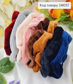 Резинка велюр М"ЯКА об"ємна (5-11см) в асорт. 241057 фото