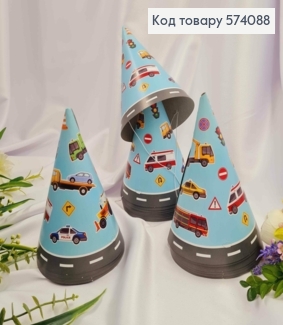 Набор колпачков праздничных, с автомобилями, 20шт/уп 574088 фото