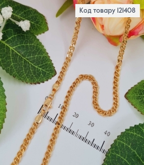 Цепочка 3,5мм, длина 60см, плетение Нонна, Xuping 18K 121408 фото