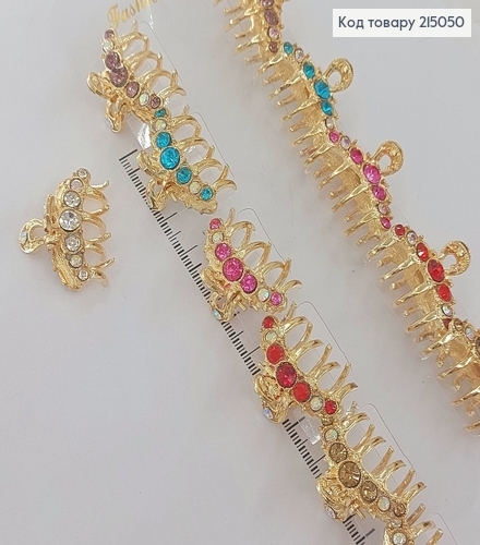 Краб металл золото в асс. 3 см 215050 фото 2