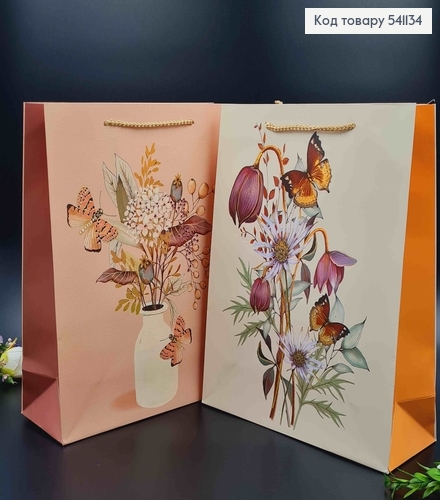 Пакет бумажный, "Букет цветов", 26*32*10см в ассорт. 541134 фото 2