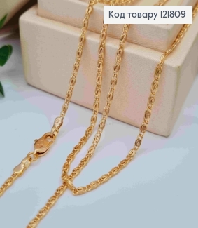 Цепочка УЛИЧНОЕ плетение, ширина 2мм, длина 50см, Xuping 18К 121809 фото