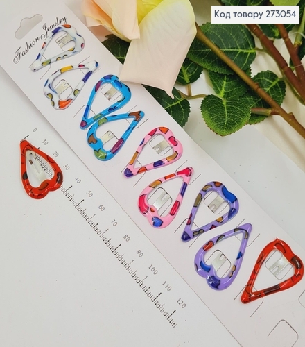 Заколка тик так цветной   10шт / уп. 273054 фото 1