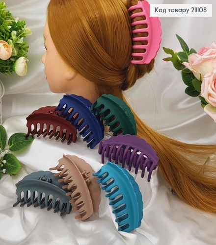 Краб каучук, матовий Мушля, 9,5см, кольори в асорт. 211108 фото 1