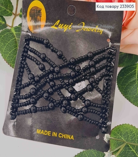 Заколка Монтера для волос черная 233905 фото 1