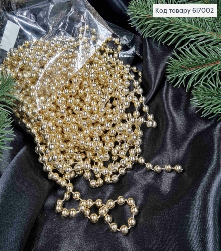 Буси 0,6см, МЕНШ цвет ЗОЛОТО, длина 9м. 617002 фото 1