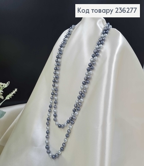 Буси 0,6см, цвет СЕРЕБРЯНЫЙ МЕТАЛИК , длина 160см 236277 фото