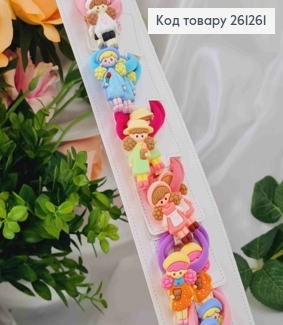 Набор детских резинок, С милыми девушками, 10 шт/наб. 261261 фото