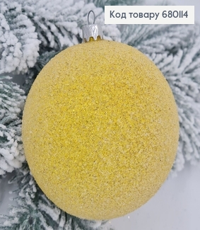 Іграшка куля 80мм Паморозь ЗОЛОТО, Україна 680114 фото