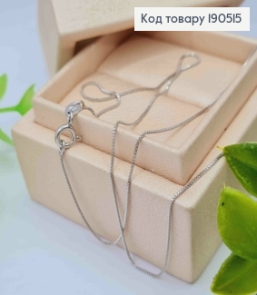 Цепочка родованная ЯКОРНОЕ плетение, длина 40см, Xuping 190515 фото