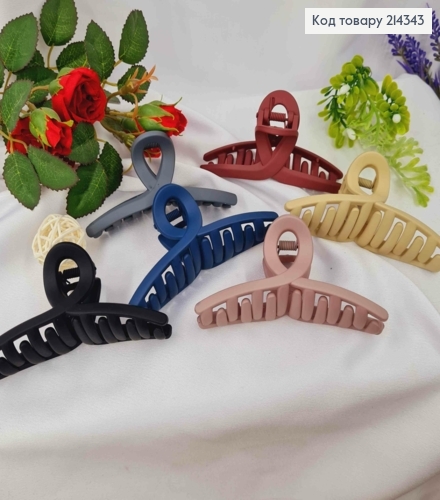 Краб пластик ПЕТЕЛЬКА, 9,5см, цвета в ассортименте 214343 фото 1