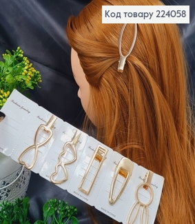 Заколка стрела металл золотая Фигурки  в асорт.(6-7см в асорт) 224058 фото