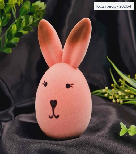 Фигурка "УШАНЬ", (пластик, бархат), РОЗОВОГО цвета, 13*7см 282154 фото 1