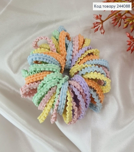 Набір дитячих резинок "Яскраві хвилькі" 45шт\наб. 244088 фото 1