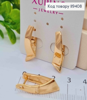 Серьги Стрелы, 2,3см, английская застежка, Xuping 18К 119408 фото