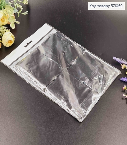 Фольгована шторка для фотозони. Срібного кольору, 100*200см 571059 фото 1