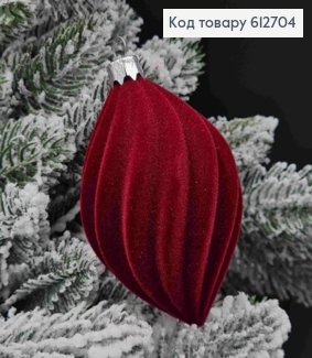 Фигурка бархат "БУРУЛЬКА №3", МАРСАЛ , 9*6см, украшение пластиковое, Украина 612704 фото