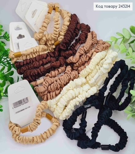 Резинка на планшетке (2шт) жатка, 5,5см, Пастельные цвета в ассортименте 243214 фото 1